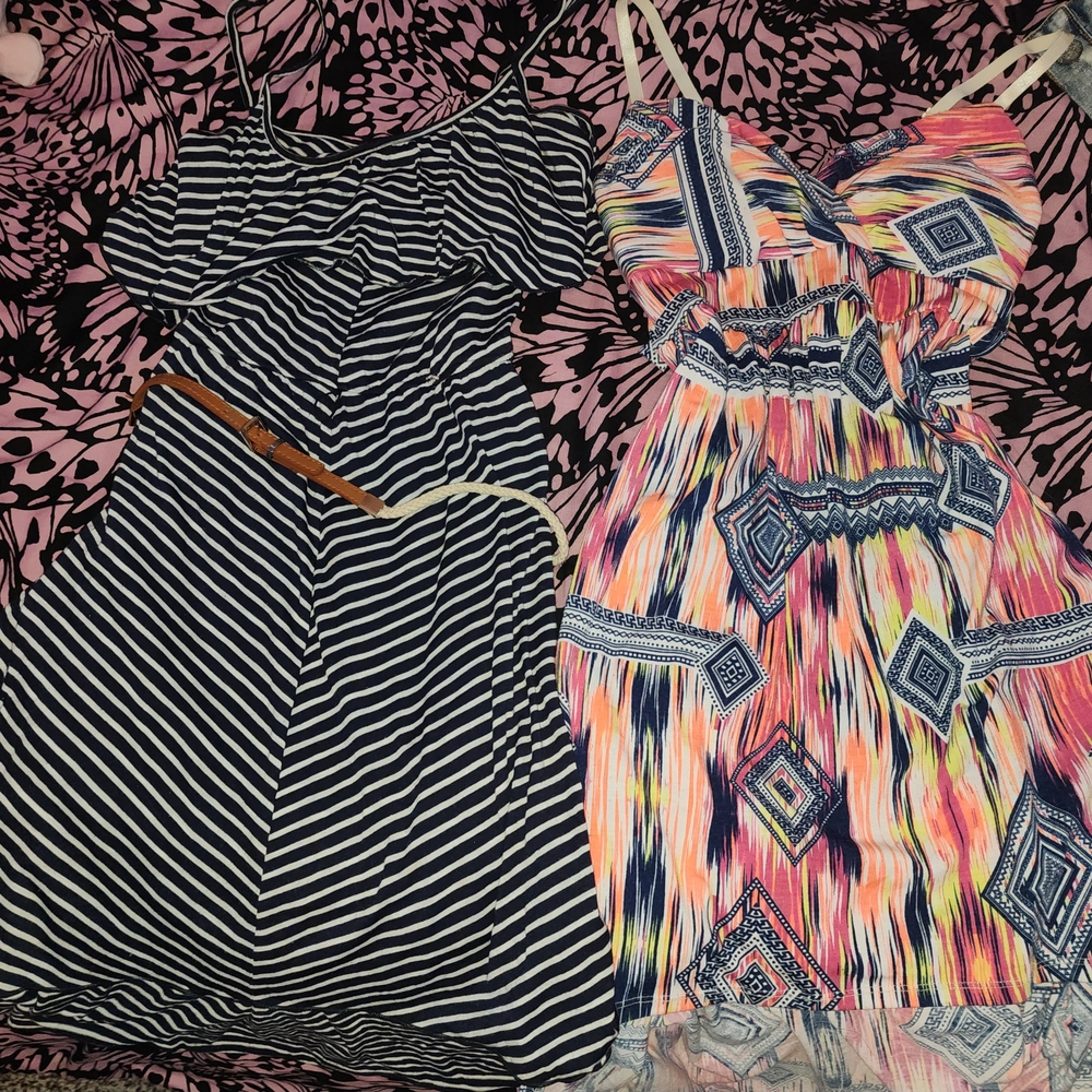 Striped and Patterned Women's Dresses